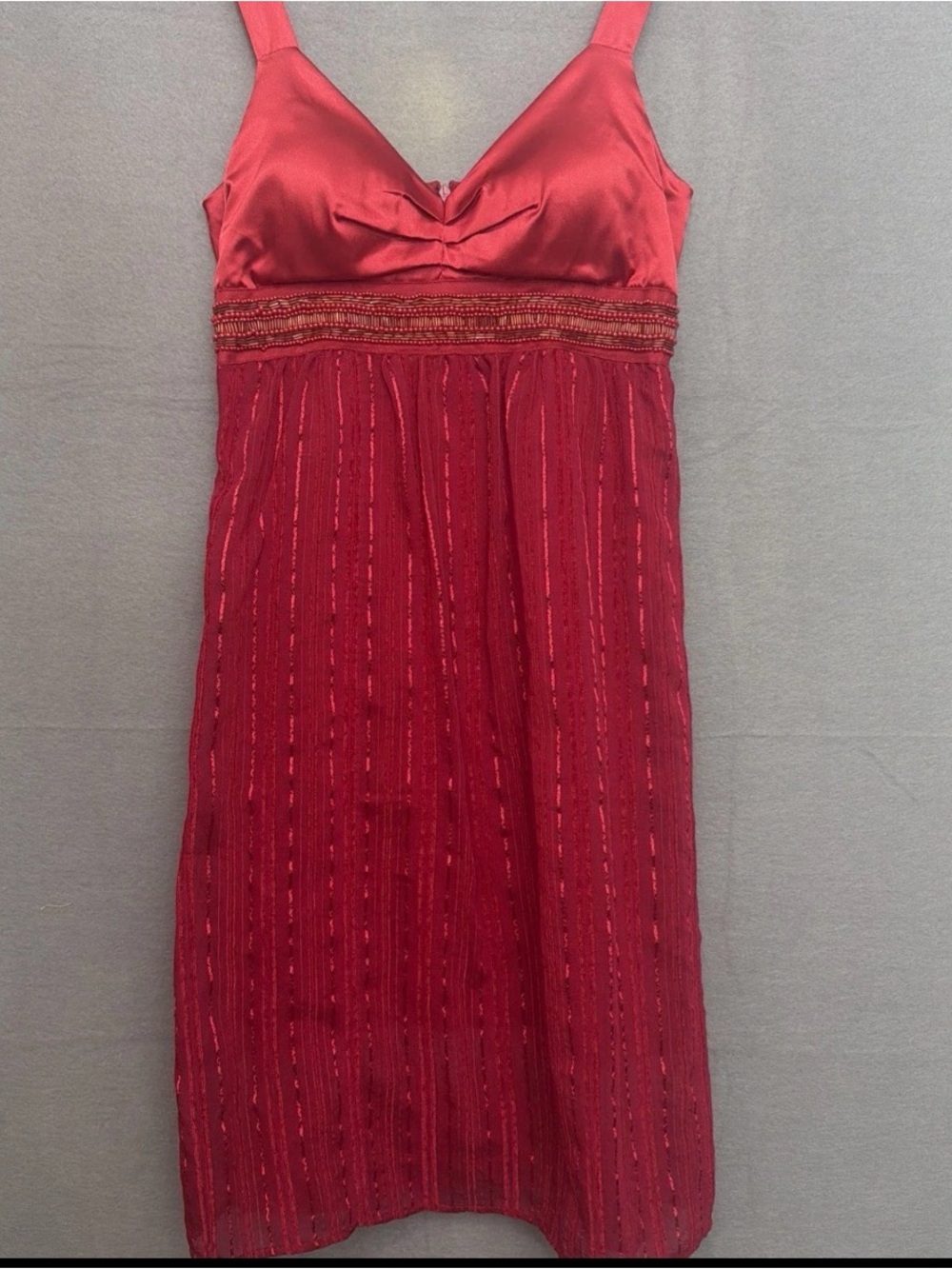 Stunning vintage early 2000s (Y2K era) cocktail dress by Khaki Krew. Sz S USA